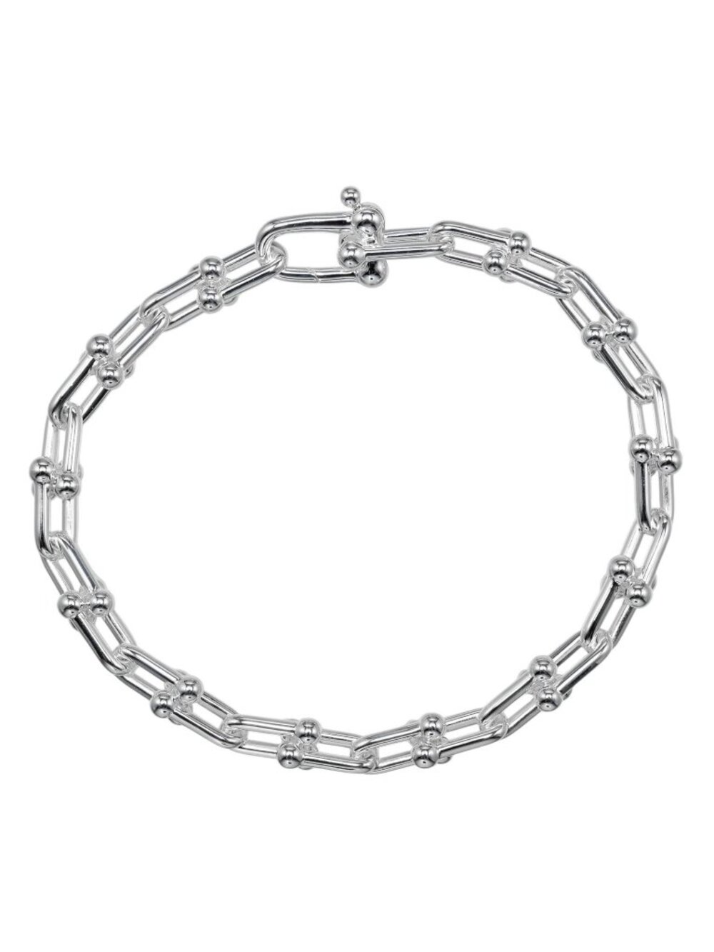Tiffany & Co HardWear Small Link 17 925 Sterling Silver Bracelet
